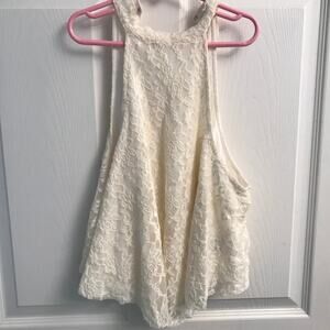 Kimchi Blue summer lace cream crop top XS